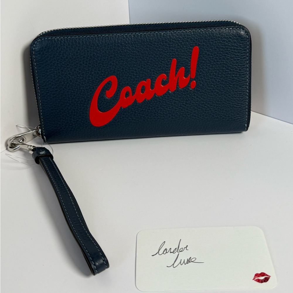 Coach leather wallet